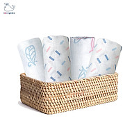 Hộp 6 khăn sữa sợi tre cho bé - siêu thấm hút, mềm mịn, an toàn cho da bé - kích thước 30x30cm