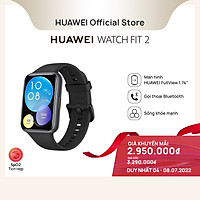 Đồng Hồ Thông Minh HUAWEI WATCH FIT 2 | Màn hình HUAWEI FullView 1.74”| Gọi thoại Bluetooth | Sống khỏe mạnh | Hàng Chính Hãng