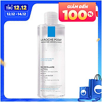 Nước Tẩy Trang Làm Sạch Sâu Cho Da Nhạy Cảm La Roche-Posay Micellar Water Ultra Sensitive Skin 400ml