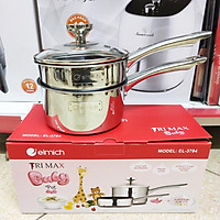 Bộ nồi quánh và chảo chống dính đáy liền Elmich Trimax Baby EL-3794 đường kính 14cm - Hàng chính hãng