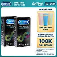 Combo 2 Bao cao su Durex Performa 12 bao
