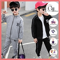Set bộ nỉ da cá chữ B chất lừ cho bé trai