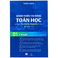 Sách đánh thức tài năng toán học 1, toán lớp 1, toán lớp 2 ( 7 - 8 tuổi )
