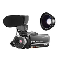 Máy Quay Phim Có Chế Độ Ban Đêm Màn Hình LCD Andoer HDV-301LTRM (1080P FHD) (24MP) (16X Zoom)