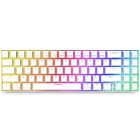 Bàn phím cơ không dây mini LED RGB 71 phím - Red Swicth - Hàng chính hãng