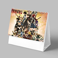 (Lịch 2021-2022) Lịch in FAIRY TAIL anime Hội Pháp Sư ảnh đẹp lịch để bàn