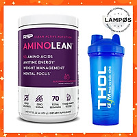 Thực phẩm bổ sung Amino Lean (70 lần dùng), Tỉnh táo - Phục hồi Năng Lượng & Kiểm Soát Cân Nặng (Tặng Bình Lắc)