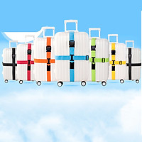Nylon Cross Luggage Straps Luggage Straps Adjustable Non-Slip Baggage Belts