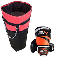 Combo vỏ bao cát tập boxing, mma + găng bao tay đấm bốc boxing, mma - Thiết bị tập đấm bốc boxing, mma, muay, võ cổ truyền
