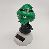 Solar Powered Bobbling Dancing Figure Toy Car Home Decor - Halloween Witch