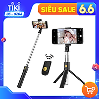 Gậy chụp ảnh tự sướng Mawa K07 - Tích hợp 3 chân tripod và remote bluetooth chụp từ xa - Hàng chính hãng