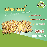 Bánh ăn kiêng KETO - Hạnh nhân Bí Đỏ, Gạo lứt dành cho người tiểu đường, giảm cân - Hộp 150g