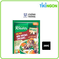 Hạt Nêm Chay Nấm Hương Knorr Organic Mới 380g