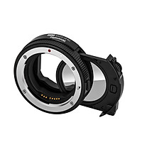 Commlite CM-EF-EOSR VND Metal Lens Mount Adapter Ring AF Auto Focus IS Anti-Shake with Variable ND Filter Compatible