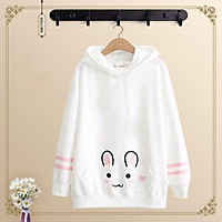 ÁO KHOÁC HOODIE CHUI CỔ NỮ IN CHỮ NỔI FORM RỘNG CHÂT NỈ CỰC ĐẸP MẪU MỚI SIÊU HOT THỜI TRANG CAO CẤP CS002
