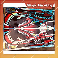 Tem rời dành cho elegant 50 cá mập decal titan 7 màu giả Crom