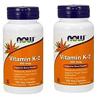 Viên Uống Now Foods Bổ Sung Vitamin K-2,100mcg (100 Viên x 2 Hộp)