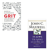 Combo 1% & 99% tài năng mồ hôi và nước mắt + Grit vững tâm bền chí ắt thành công