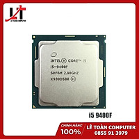 CPU Intel Core i5 9400F (4.10GHz, 9M, 6 Cores 6 Threads) Box Chính Hãng (Không GPU) - Hàng chính hãng