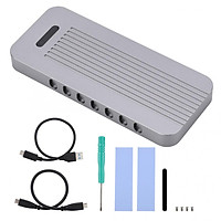 USB3.1 TYPE-C PCI-E NVME Protocol M-Key Interface High Speed SSD Mobile Hard Disk Box