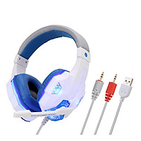 Tai Nghe Có Dây Với Microphon Trên Tai Tai Nghe Bass Âm Thanh HiFi Âm Nhạc Stereo Tai Nghe Cho Máy Tính PS4 Chơi Game AUX 3.5Mm
