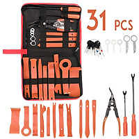 31Pcs Car Audio Trim Removal Panel Hand Tool Pry Bar Molding Plastic Interior