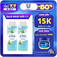 Combo 2 chai Sữa tắm dưỡng da St.Ives Muối biển 473ml