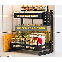 KỆ ĐỰNG GIA VỊ 2 TẦNG INOX CAO CẤP, HÀNG CHÍNH HÃNG