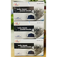 Combo 3 Hộp Khẩu Trang Y Tế 4 Lớp Nam Anh (Hộp 50 Cái - Màu Đen)
