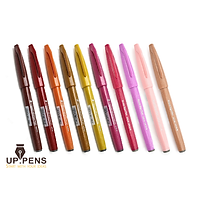 UP.PENS COLLECTION - Warm Colors - Combo 10 bút lông đầu cọ viết calligraphy Pentel Fude Touch Brush Sign Pen