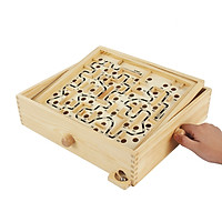 Đồ chơi gỗ - Trò chơi lăn bi mê cung - TotdepreHH1047