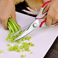 Kéo nhà bếp đa năng inox - 22.5cm - Xanh - GDHN Loại Tốt