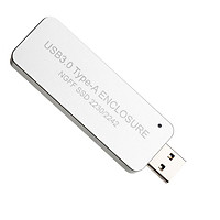 Ổ cứng di động có thể thu vào NGFF / M.2 SSD sang USB 3.0 Loại-A 72mm