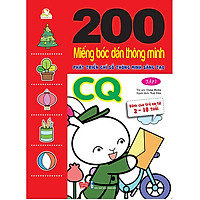 200 Miếng Bóc Dán Thông Minh 2-10 Tuổi – Phát Triển Chỉ Số Thông Minh Sáng Tạo CQ (Tập 2)