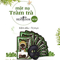 Combo 8 Miếng Mặt Nạ Tràm Trà Kiểm Soát Dầu Và Mụn SEXYLOOK Tea Tree Anti Blemish Black Facial Mask