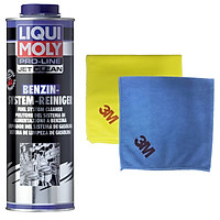 Phụ gia xúc béc xăng trực tiếp Liqui Moly 5147 - Tặng kèm 1 khăn lau chuyên dụng 3M