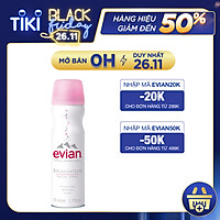 Xịt khoáng cấp ẩm và làm dịu da Evian Brumisateur 50ml
