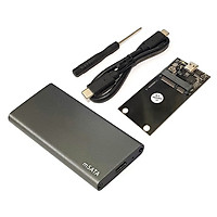 Box SSD mSATA vỏ nhôm USB3.1 type-C M3C