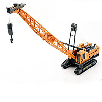 Xe đồ chơi mô hình xe cần cẩu chở hàng DLX chất liệu nhựa ABS an toàn, chi tiết sắc sảo (hàng nhập khẩu)
