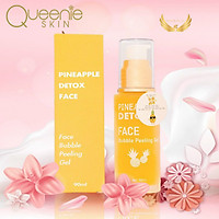 Detox Thải Độc Dứa Queenie Skin Làm Sạch Bụi Bẩn, Độc Tố, Se Khít Lỗ Chân Long Dưỡng Ẩm, Trắng Da, Giảm Nếp Nhăn, Ngăn Ngừa Lão Hóa - 90 ml - Hàng Chính Hãng