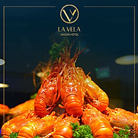 La Vela Saigon Hotel 5* - Buffet tối siêu hải sản Tôm Hùm, Bào Ngư, Soup Vi Cá, Sò Điệp Nhật, Gan Ngỗng...- Miễn phí gói rượu vang, bia, nước ngọt, nước suối.