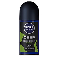 Lăn Ngăn Mùi Nivea Than Đen Hương Rừng Amazon - 85370 (50ml)