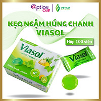 VIETNAT - Kẹo ngậm giảm ho Viasol húng chanh - hộp 100 viên