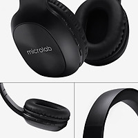 Microlab Q50 headset Bluetooth headset stereo music headset subwoofer headset mobile phone wireless headset support card black