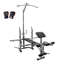 Giàn tạ đa năng Ben501b cải tiến ( Chưa gồm đòn và tạ ) - Tặng kèm đôi găng tay tập