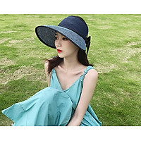 Mũ rộng vành chống nắng nửa đầu phong cách Hàn, nón chống nắng thời trang mới