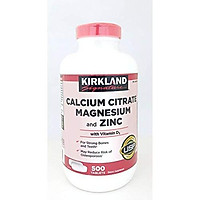Kirkland Signature Calcium Citrate 500mg 2 Pack (1000 Tablets Total)