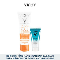 Bộ Kem Chống Nắng (Có Màu) Ngăn Sạm Da Và Giảm Thâm Nám Vichy Capital Soleil Anti-Daskspot