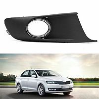1pcs Front Right Side Bumper Fog Light Grille Cover Black For VW Caddy MkIII Touran New 2010-2014 Fog Light Surround Plastic