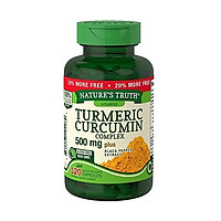 Nature's Truth Turmeric Curcumin Complex 500 mg Plus Black Pepper Extract, 120 Count